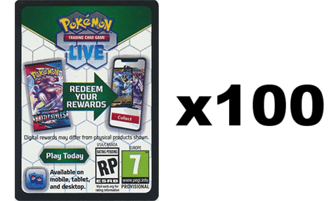 Pokemon SV3.5 Scarlet & Violet 151 Code Card x 100